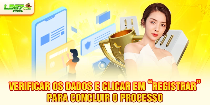 Verificar os dados e clicar em “Registrar” para concluir o processo