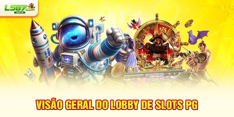 Visão geral do lobby de slots PG